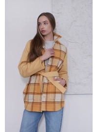 Куртка-сорочка мікс жовта (КУ 04)